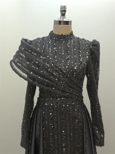 Elegance Abiye Antrasit