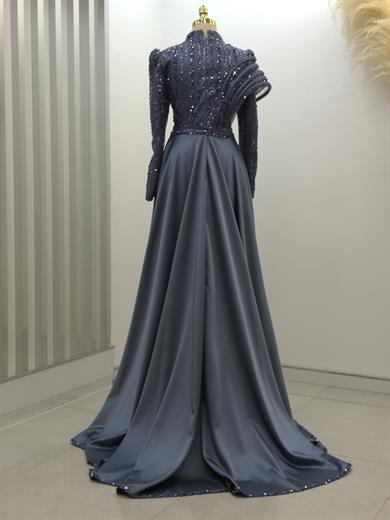 Elegance Abiye İndigo