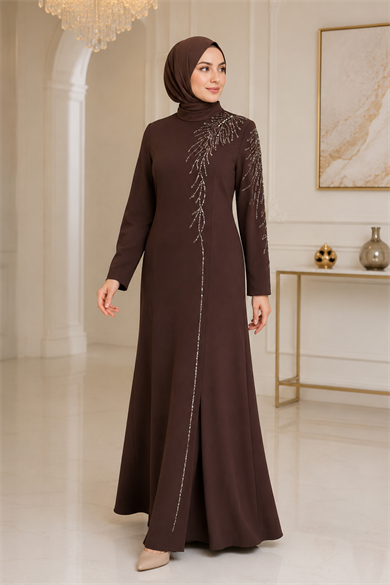 Azra Abiye Kahverengi