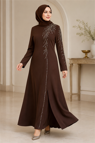 Azra Abiye Kahverengi