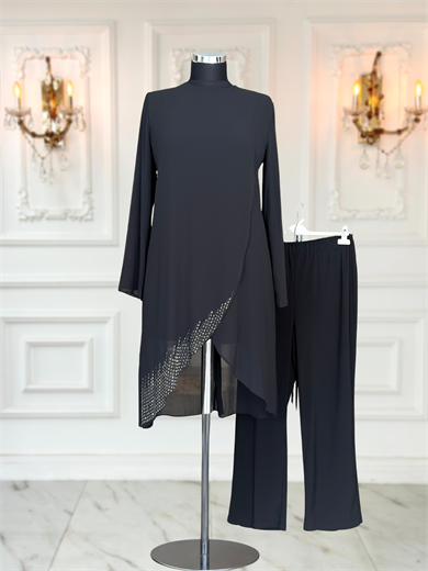 Esin Abiye Takım Siyah