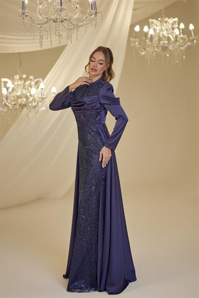 Firdevs Abiye Lacivert