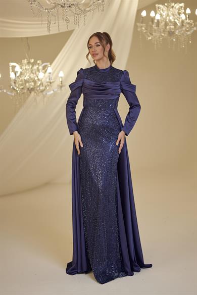 Firdevs Abiye Lacivert