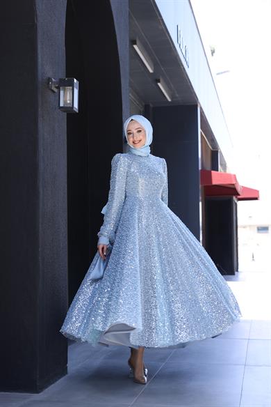 Gelincik Abiye bebe mavi 