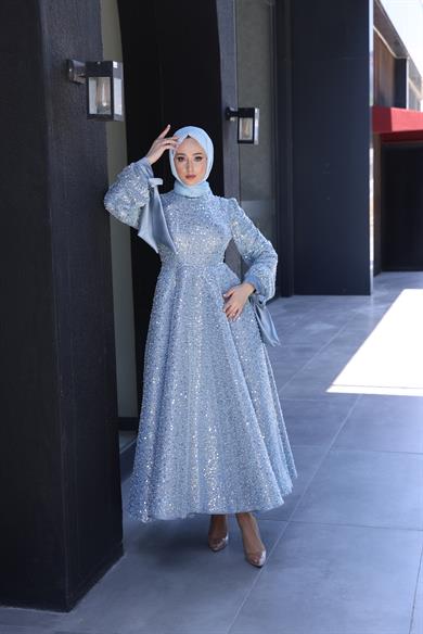 Gelincik Abiye bebe mavi 