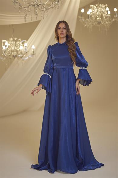 İnci Abiye Lacivert