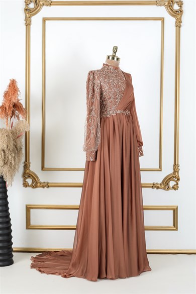 Irmak Tesettür Abiye Bakır