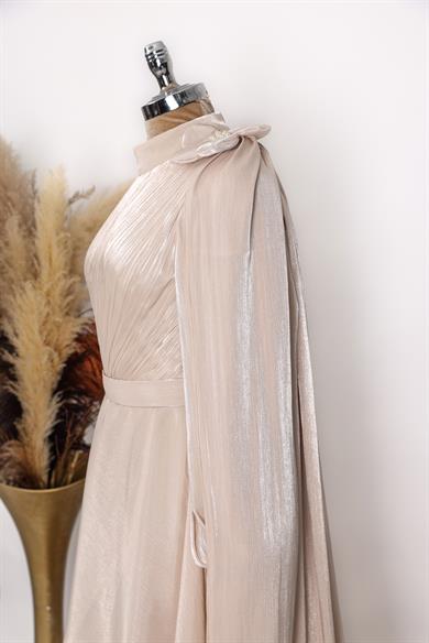 Kuğu Abiye Kremrengi