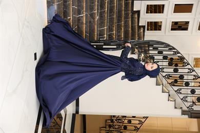 Manolya Abiye Lacivert