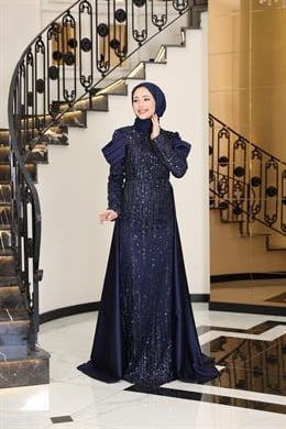 Manolya Abiye Lacivert