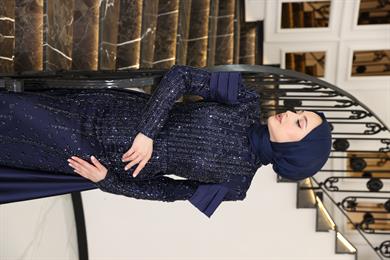 Manolya Abiye Lacivert