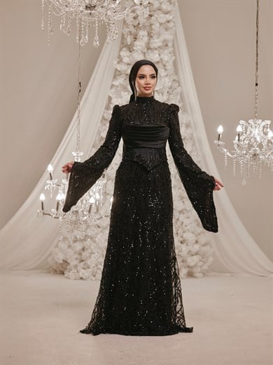 Maral.Abiye Siyah