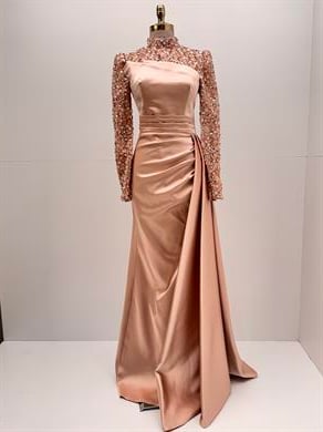 Meyra Evening Dress Caramel