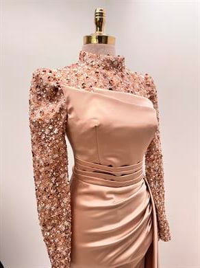 Meyra Evening Dress Caramel
