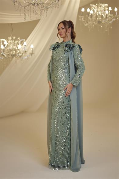 Mihrimah Abiye Mint Yeşili