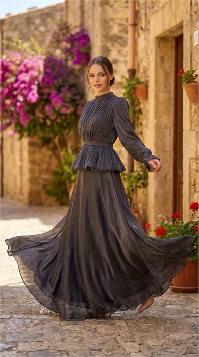 Minel Abiye Siyah
