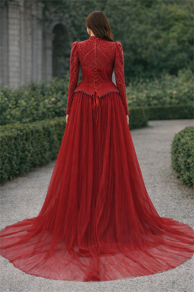 Neva Abiye Kırmızı