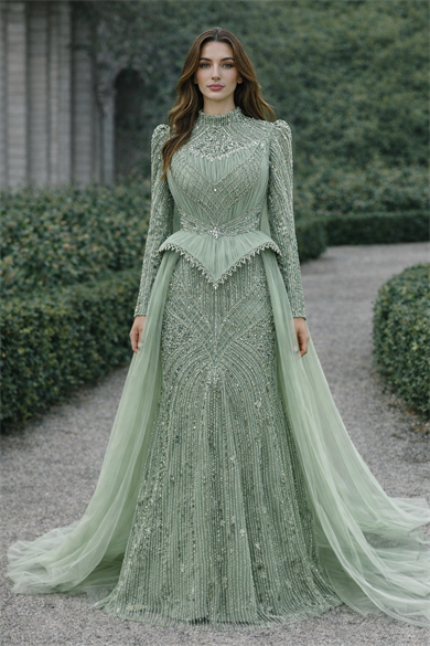 Neva Abiye Mint Yeşili