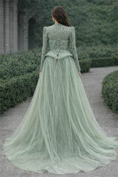 Neva Abiye Mint Yeşili