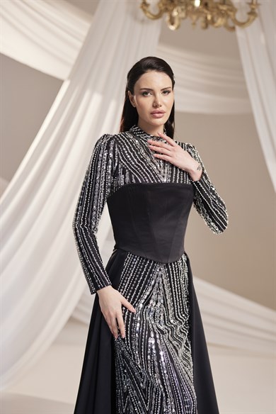 Özge Abiye Siyah