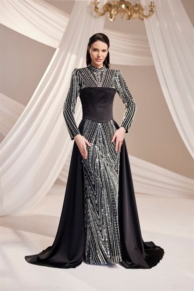 Özge Abiye Siyah