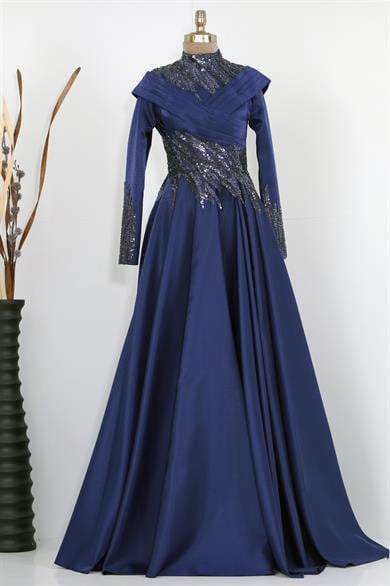 Şaheste Abiye Lacivert