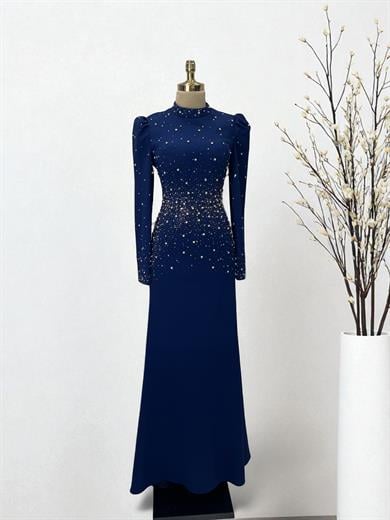 Samanyolu Abiye Lacivert