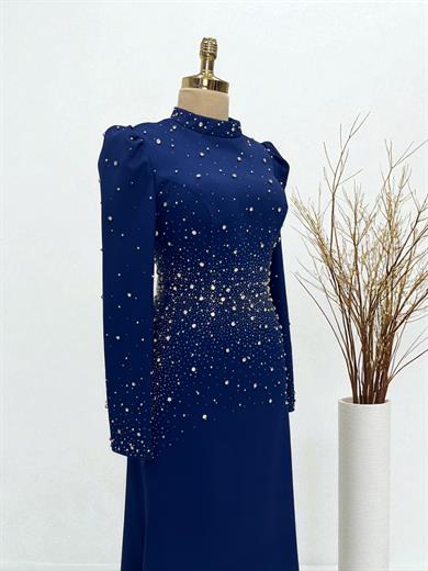 Samanyolu Abiye Lacivert