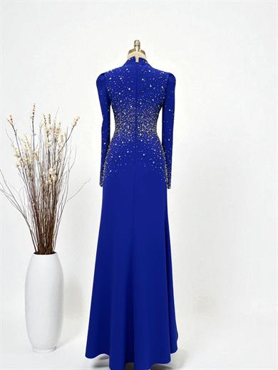 Samanyolu Abiye Saks Mavi 