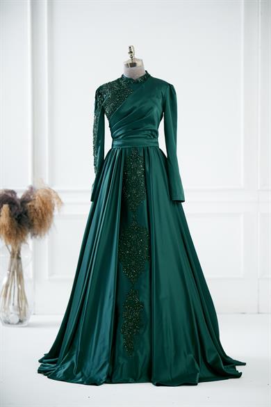 Şehrazat Tesettür Abiye Zümrüt