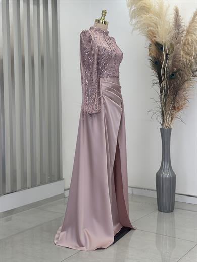 Sherry Evening Dress Powder