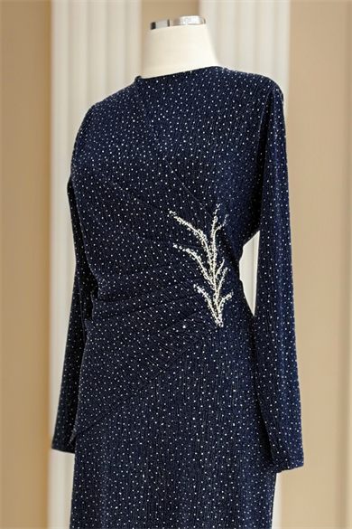 Simge Abiye Lacivert