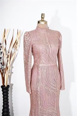 Simli Balık Abiye Pudra