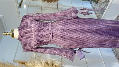 Sude Evening Dress Rose Dried