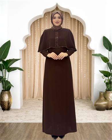 Sunay Abiye Kahverengi