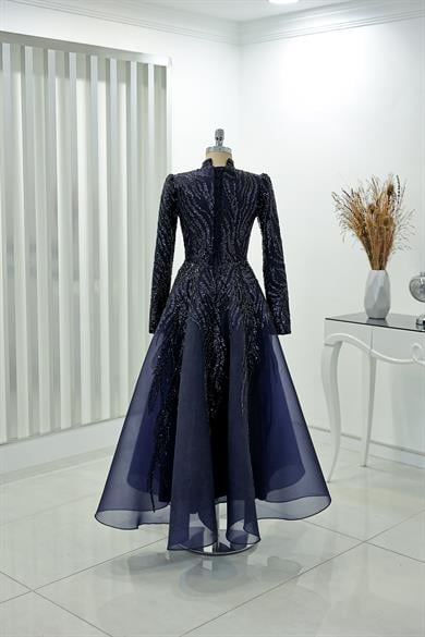 Venüs Abiye Lacivert