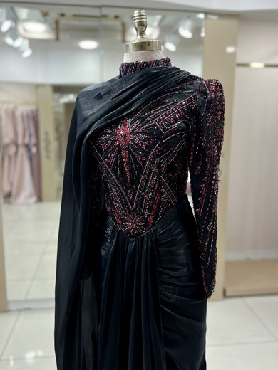 Violet Abiye Siyah