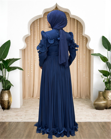 Yeliz Abiye Lacivert