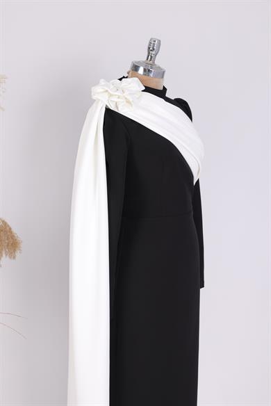 Yonca Abiye Siyah Beyaz