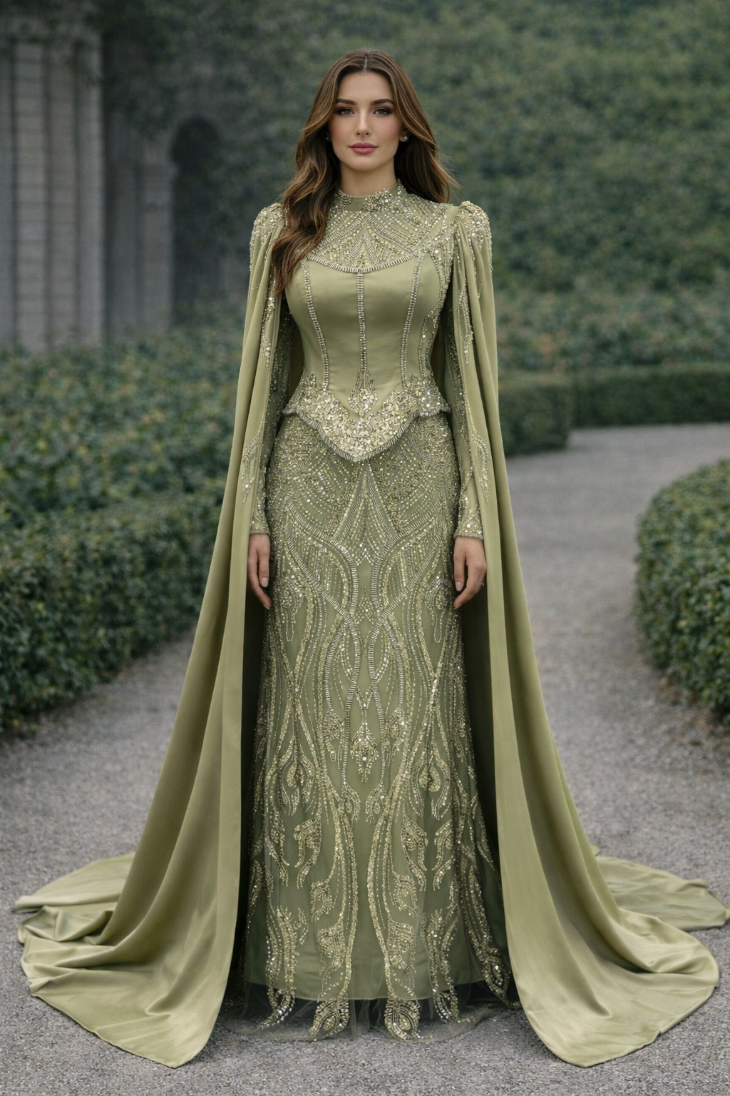 Efsun Abiye Yağ Yeşili