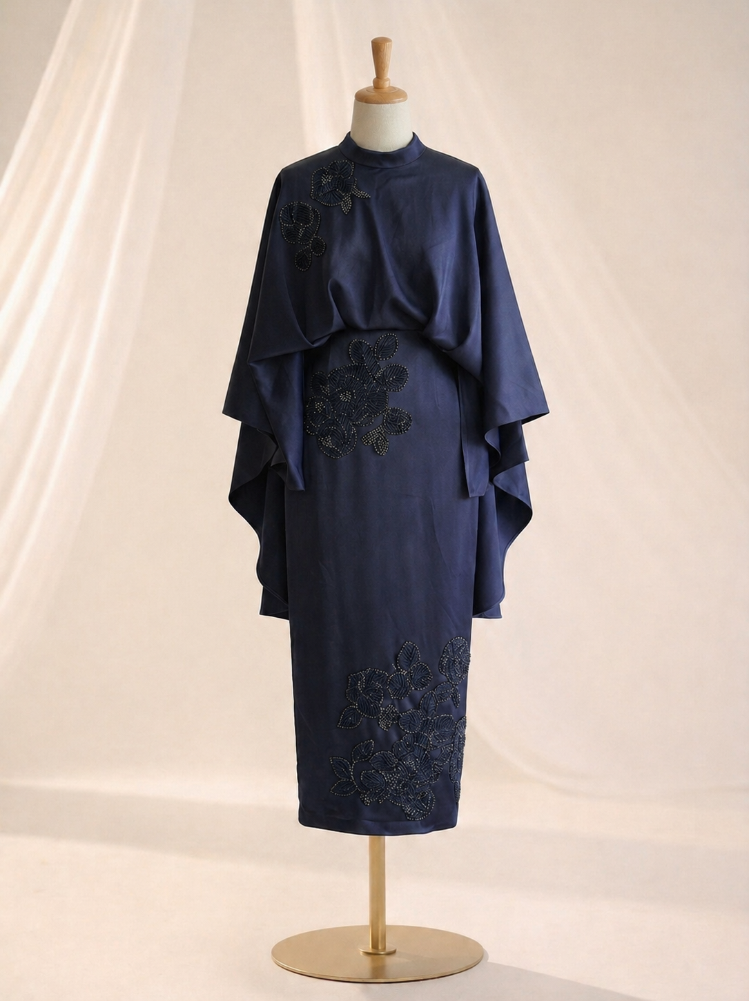 Elegant Abiye Lacivert