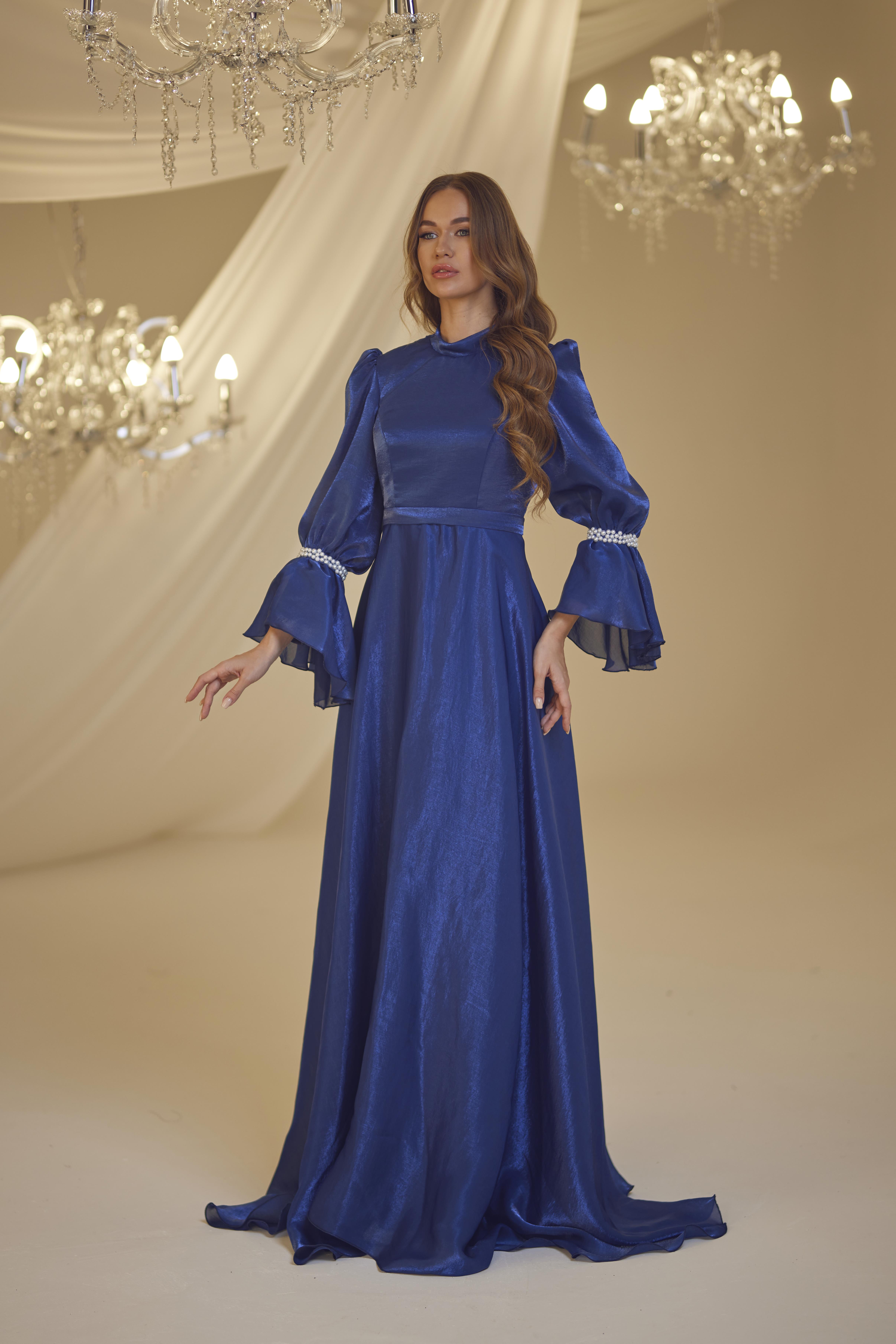 İnci Abiye Lacivert