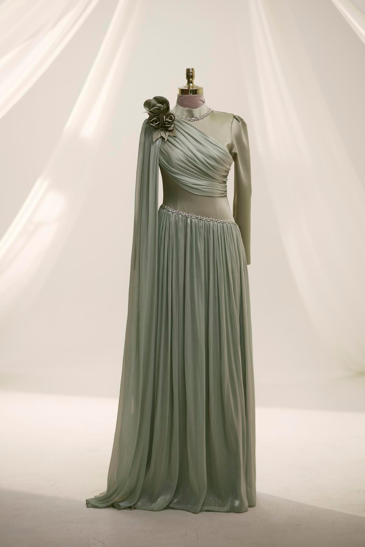 Lara Abiye Mint Yeşili