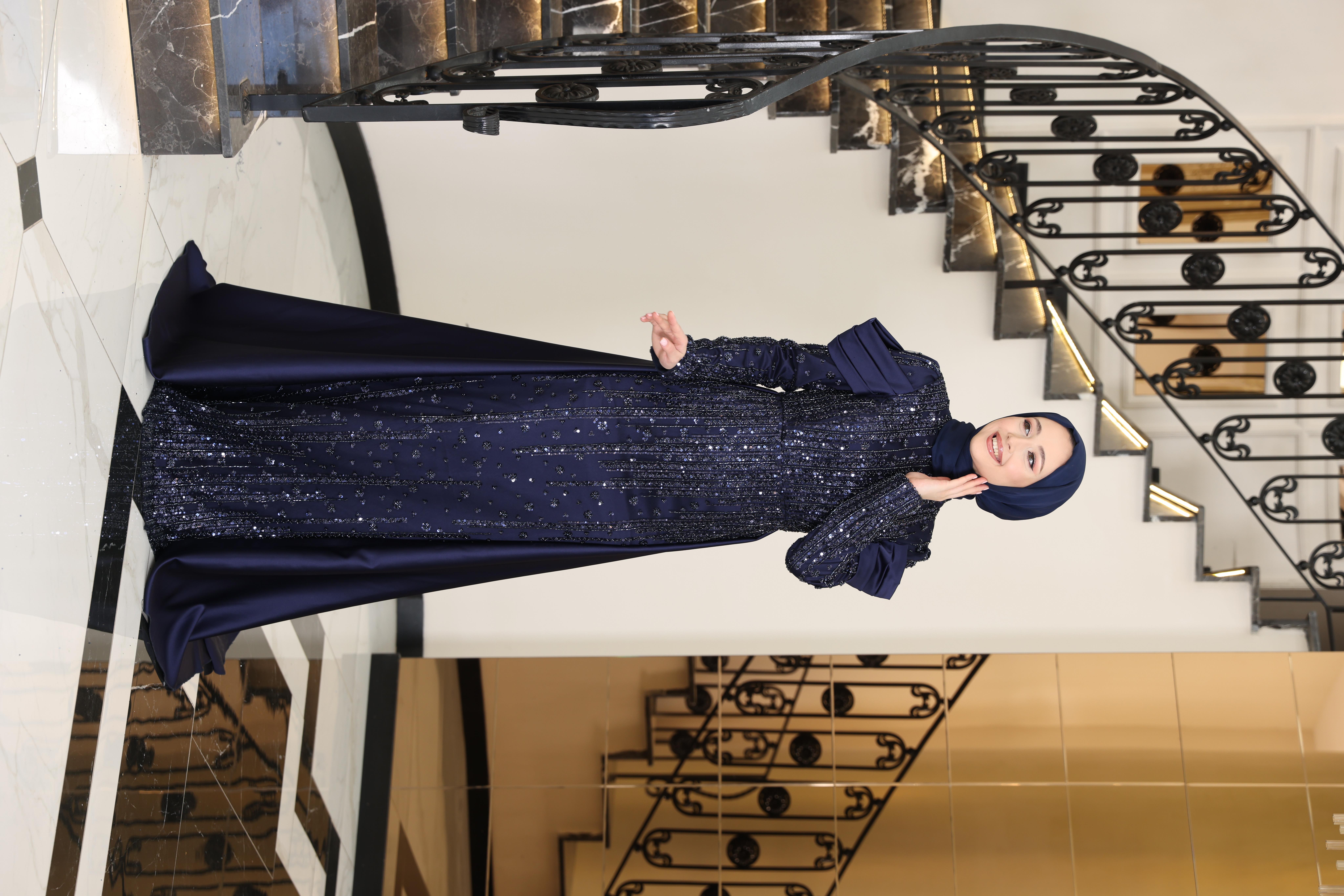 Manolya Abiye Lacivert