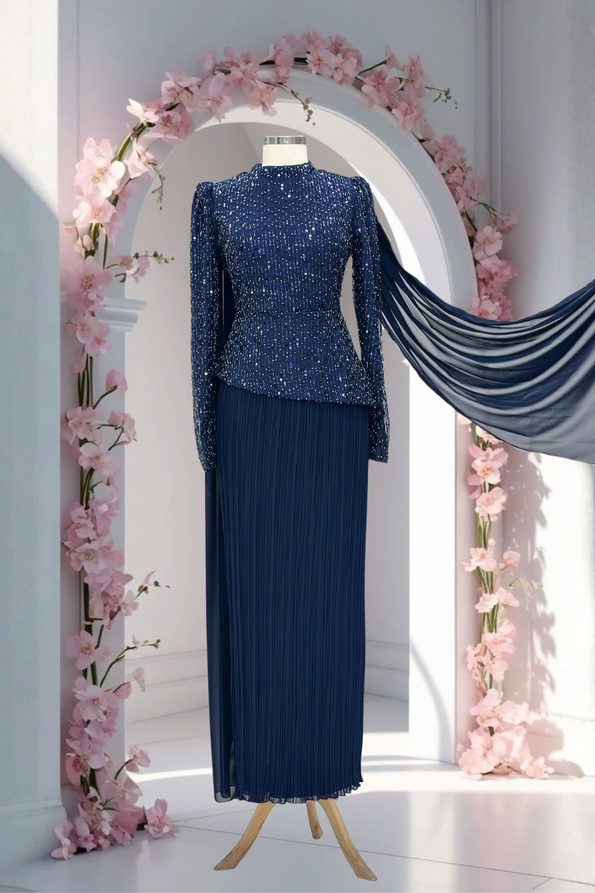 Masal Abiye Lacivert