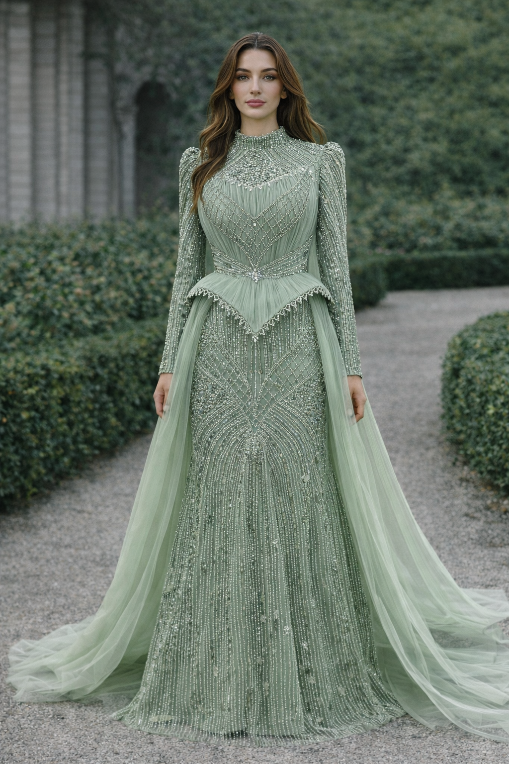 Neva Abiye Mint Yeşili