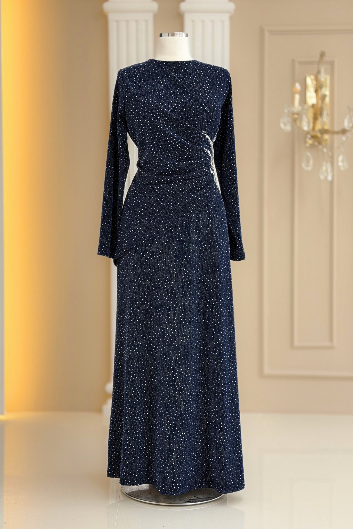 Simge Abiye Lacivert