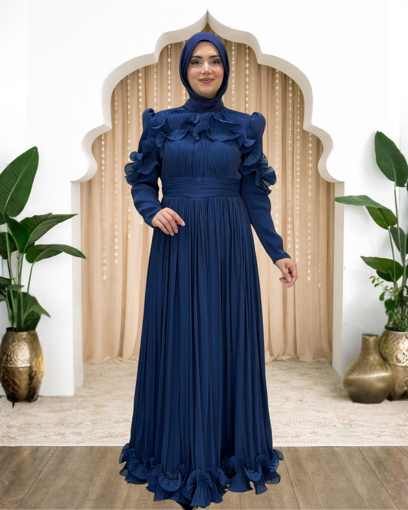 Yeliz Abiye Lacivert