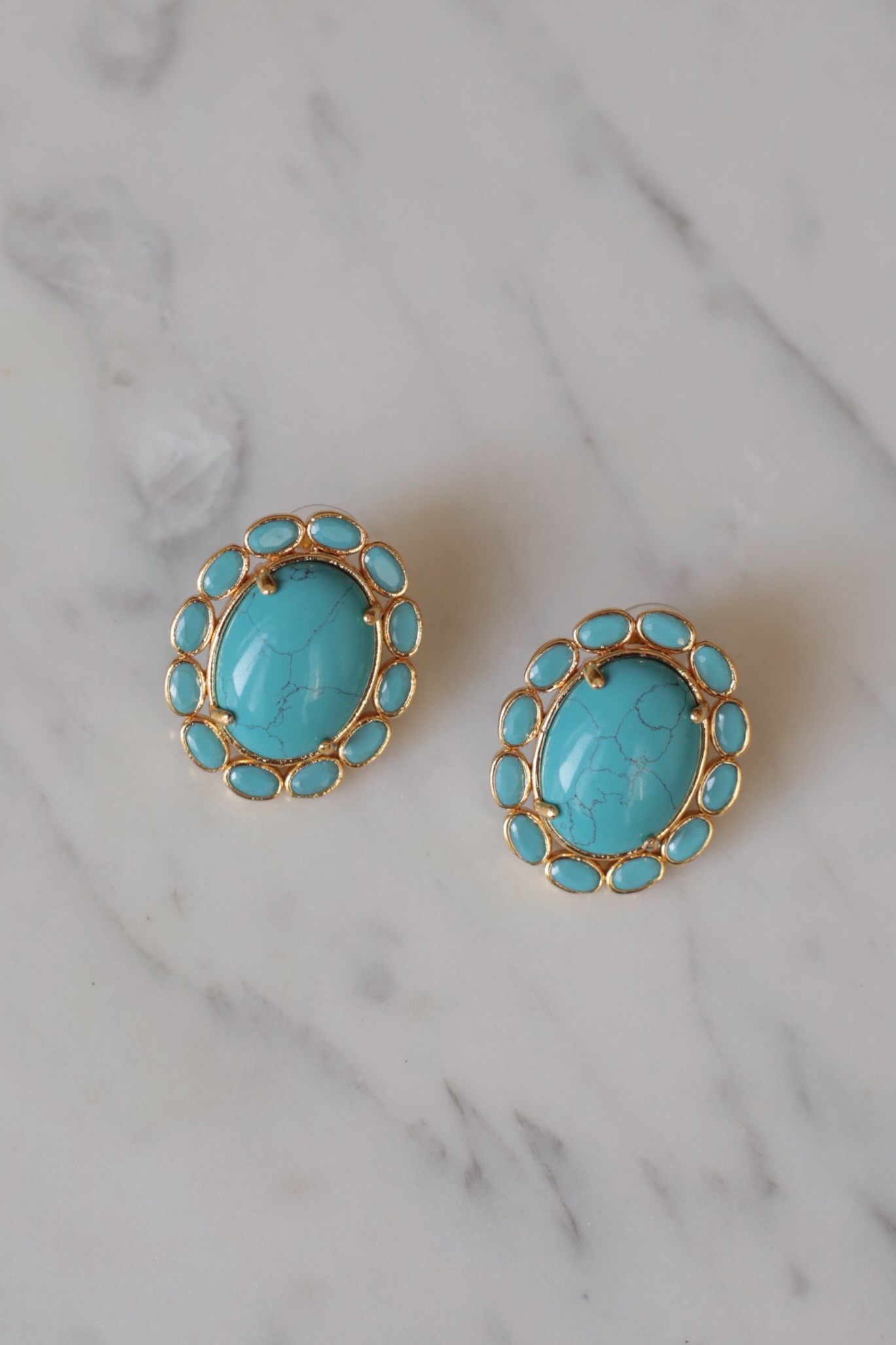 Aegean Halo Earring