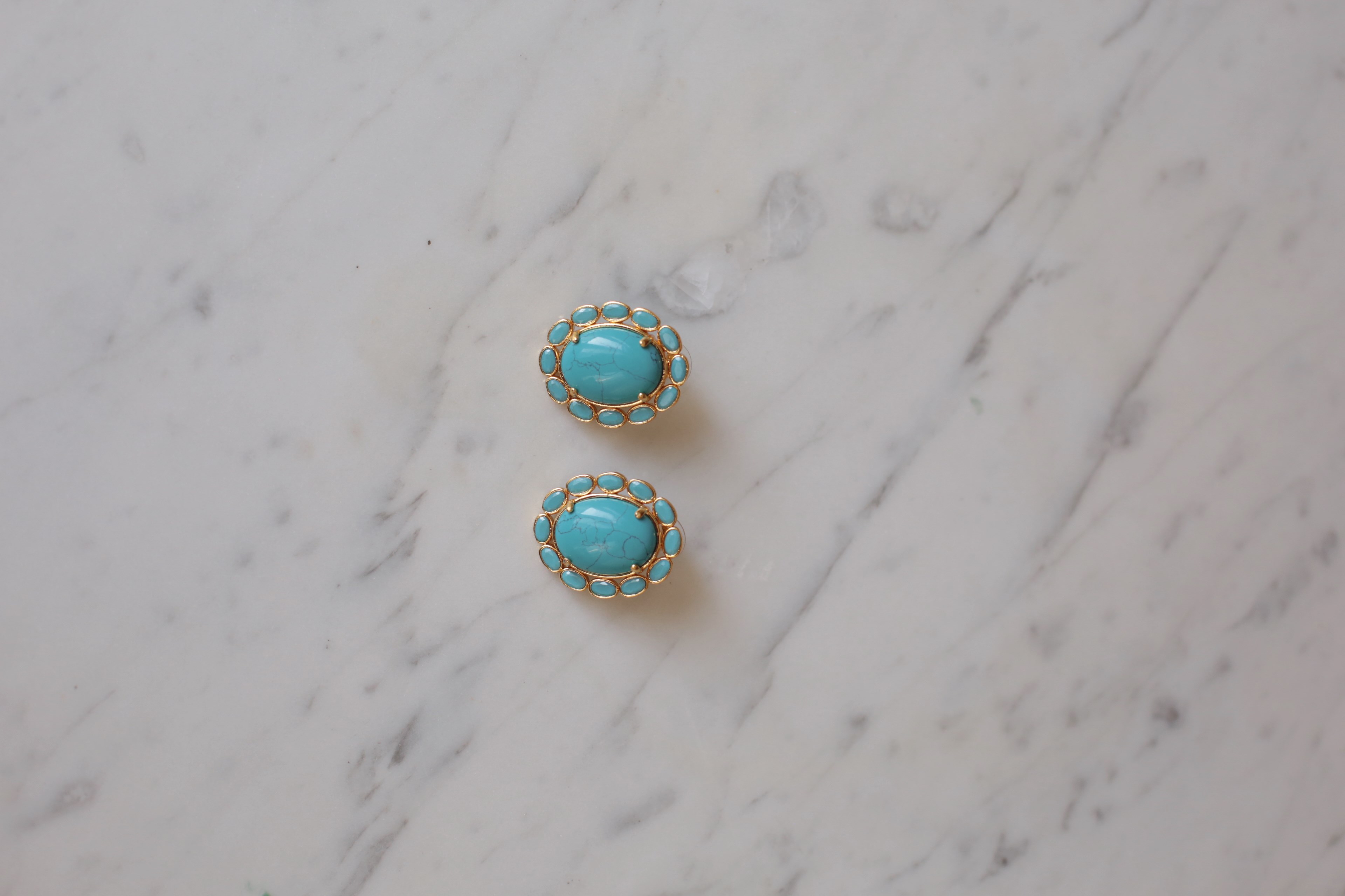 Aegean Halo Earring